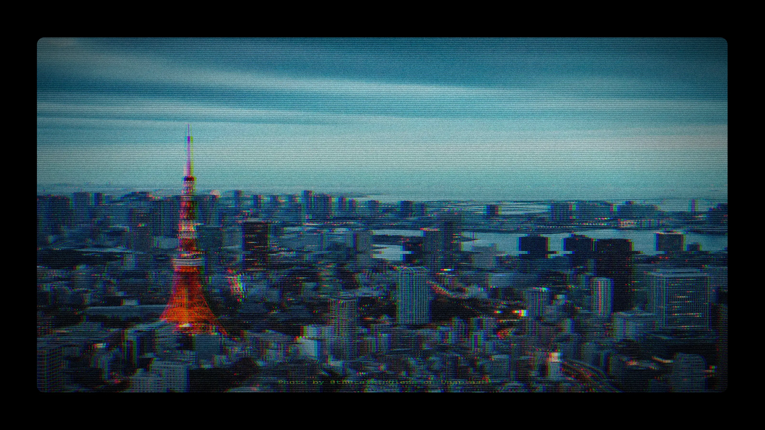 映像が乱れて画像が切り替わる本格的なグリッチ画像スライダー