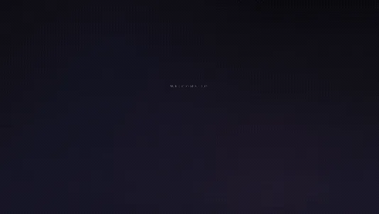 文字がランダムに変化しながら表示されるエフェクト